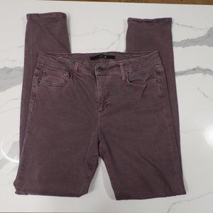 Joe's Jeans W32 Fit The Skinny Distressed Purple